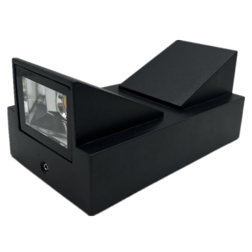Lumière murale imperméable carrée extérieure, puissance: double k 12W (blanc) SH502B1304-37