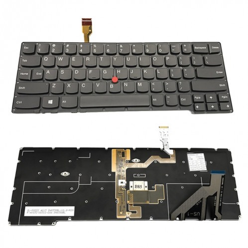 Clavier de version américaine pour ThinkPad X1 3rd Carbon 2014 (noir) SH101A1239-35