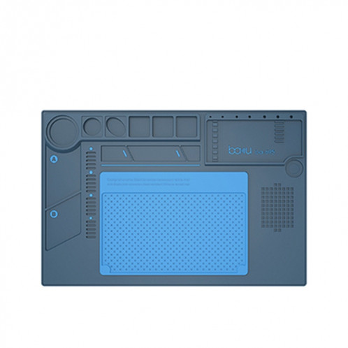 BAKU BA-695 2 IN 1 TPR + Silicone Computer Téléphone Réparation du bureau Mat d'isolation résistant à la chaleur SB4020239-37