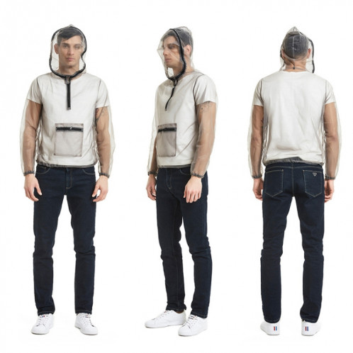 Expédition de la jungle Veste à résistance à l'insecte avec un chiffon de gaze en filet anti-bite, taille: xl SH09021477-37