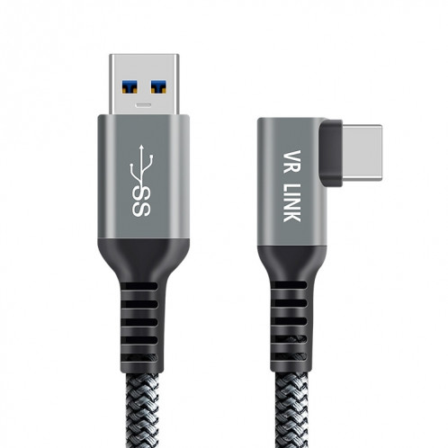 USB3.2 Gen1 VR Link Streamline pour Oculus Quest 2, modèle : coque en aluminium A-C fil tressé 3M SH9105725-36