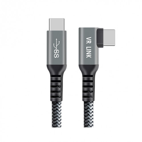 USB3.2 Gen1 VR Link Streamline pour Oculus Quest 2, modèle : coque en aluminium C-C fil tressé 5 m SH91091906-36