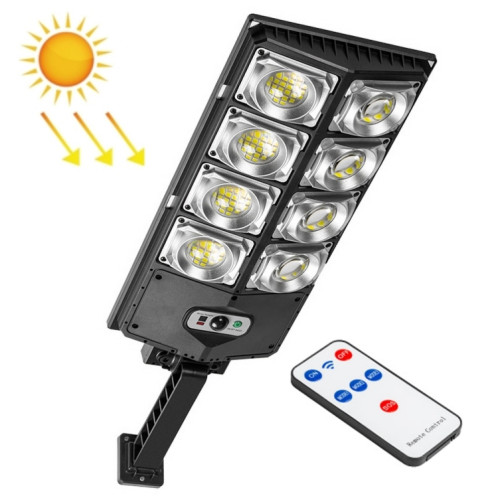 E-SMARTER Lampe solaire à capteur de jardin à double rangée de LED, style : W789A-6 SE2001382-38