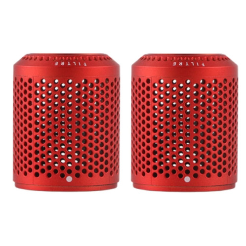 Lot de 2 filtres anti-poussière pour sèche-cheveux Dyson HD01/HD03/HD08 (rouge) SH801F199-35