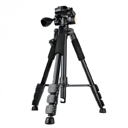 QingZhuangShiDai Q111 Trépied de photographie pour appareil photo de téléphone portable en alliage d'aluminium (noir) SQ201A851-36