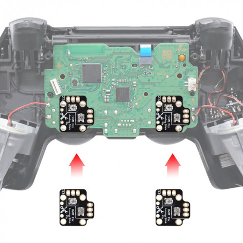 2 PCS Controller Analog Thumb Stick Drift Fix Mod pour PS5 / PS4 / Xbox One (Noir) SH201A274-35