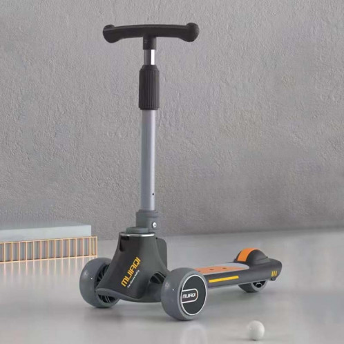 MIJIAQI 01 Trottinette Pliable Multifonctionnelle pour Enfants 3 en 1 avec Musique et Lumières, Spec: Gris SM55061637-36