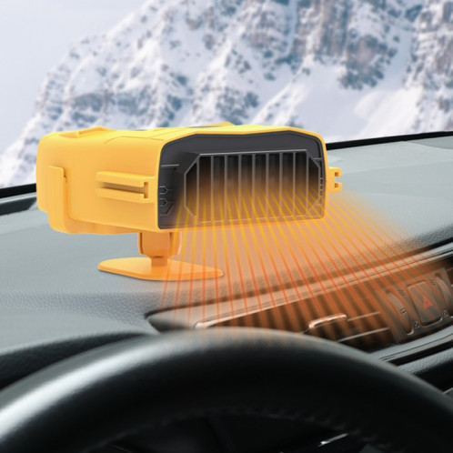 Voiture 12V Chauffage Dégivrage Neige Désembueur, Couleur: Jaune Chauffage SH2402692-36