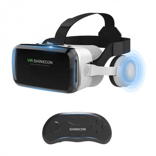 VR SHINECON G04BS + B01 poignée casque de réalité virtuelle 3D lunettes VR avec casque Bluetooth SV86021021-39