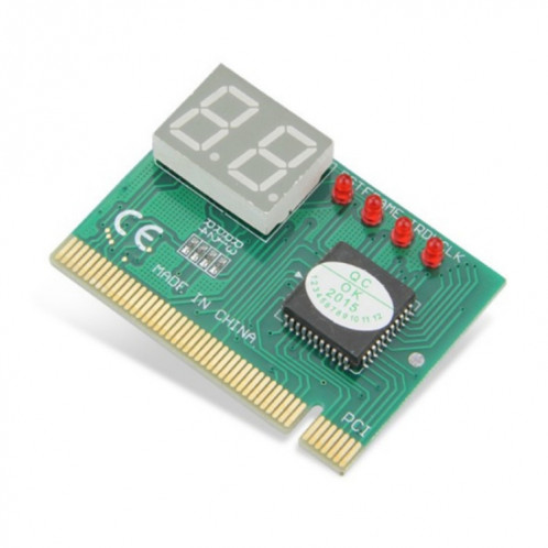 Carte de diagnostic de panne PCI de carte mère d'ordinateur 2 bits (manuel en anglais) SH501A831-35