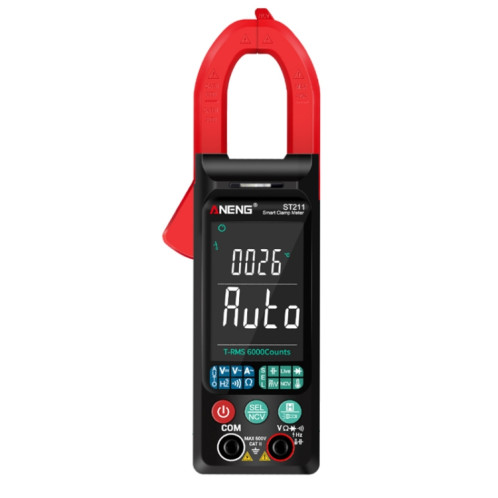 Multimètre intelligent entièrement automatique à pince multifonction grand écran ANENG, spécification : ST211 rouge SA05011662-36