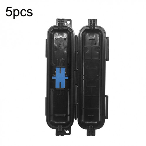 P-1101-5 5 pcs SC Type Fibre Optique Étanche Boîte De Protection En Cuir Lumière Câble Continuation Boîte SH25831069-36