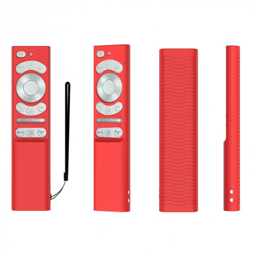 Pour Samsung Smartone3 TM1990C BN59-01357 Y34 Housse en silicone pour télécommande (rouge) SH701C1413-35