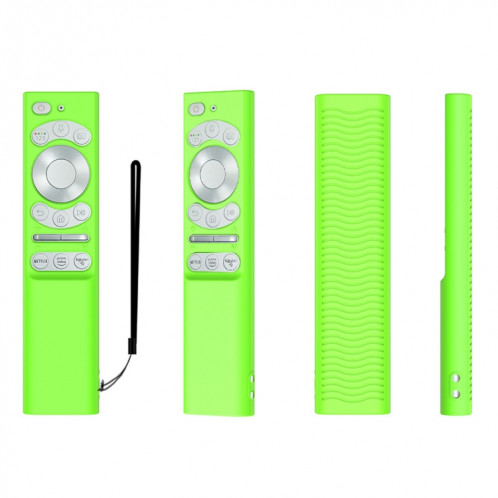 Pour Samsung Smartone3 TM1990C BN59-01357 Y34 Housse en silicone pour télécommande (vert lumineux) SH701E1428-35