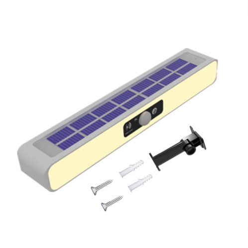 TX-200 Lampe à induction de corps humain de lumière d'escalier de décoration imperméable de paysage solaire, couleur: lumière chaude de coquille blanche + support SH94041466-312