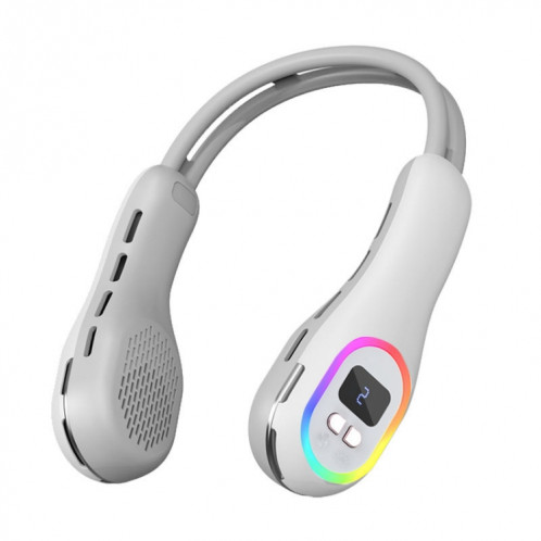 S57 Sports de plein air RGB Ventilateur de cou suspendu Mini ventilateur USB portable sans lame pliable (élément blanc) SH301A648-37