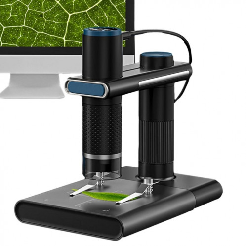 Loupe numérique de microscope électronique USB WIFI HD avec support (noir) SH401A646-36