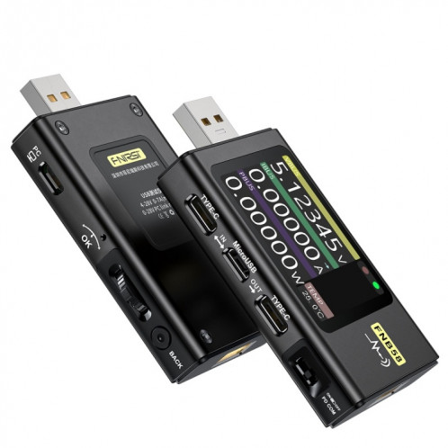 FNIRSI FNB58 Ampèremètre de tension USB TYPE-C Testeur de puissance à charge rapide, spécification : sans Bluetooth SF92021474-314