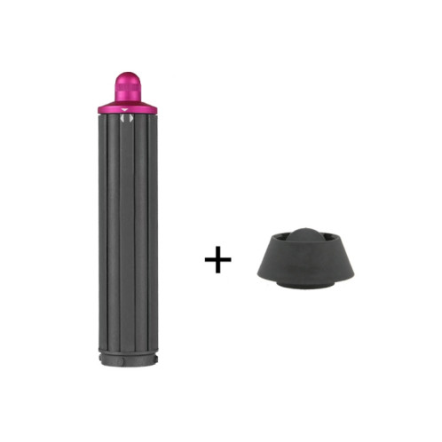 Pour sèche-cheveux Dyson Airwrap HS01 / HS05 / HD08 18,6 x 4 cm Buse de barils longs à friser améliorée avec adaptateur court Rose Rouge SH8703732-37