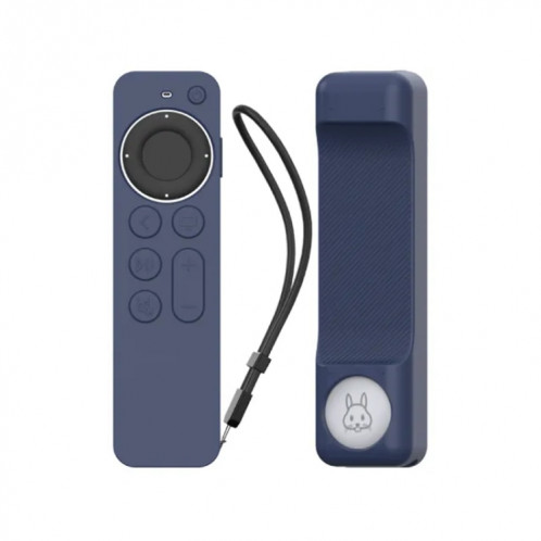 Pour Apple TV Siri Remote 2/3 AhaStyle PT165 Télécommande Housse de protection en silicone (Bleu) SA801C1166-38