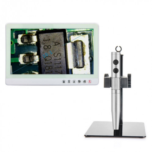 Dermatoscope grossissant pour microscope électronique numérique de 5 millions, spécification : support B008 + Z001 + écran de 10 pouces SH31091955-311