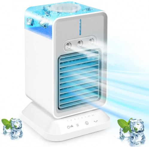 USB Mini Desktop Spray Humidification Ventilateur De Refroidissement Climatiseur Domestique Ventilateur Refroidisseur (2000 mAh) SH301A1850-36