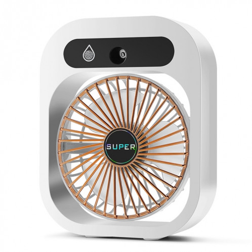 Ventilateur de climatiseur d'humidification de charge USB ventilateur de refroidissement portable de bureau Nano Spray (blanc) SH401A1935-310