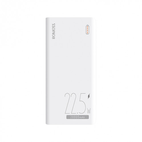 Batterie Externe ROMOSS Sense6F 20000mAh Power Bank PD 20W (Blanc Classique) SR601A399-39