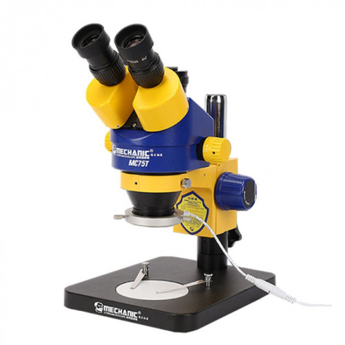 Microscope stéréo trinoculaire mécanique MC-75TB1, qualité industrielle, peut se connecter à un écran HD SM22011837-311