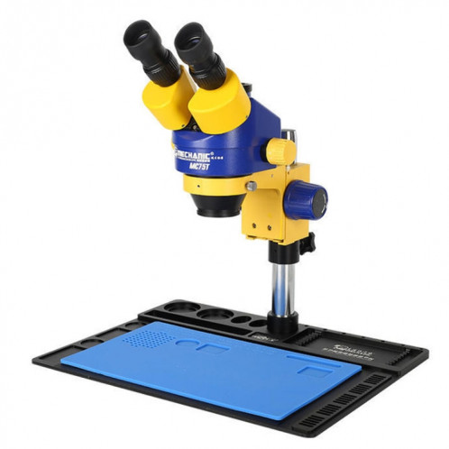 Le Microscope stéréo trinoculaire mécanique MC-75TimatX de qualité industrielle peut se connecter à un écran HD SM22021357-311