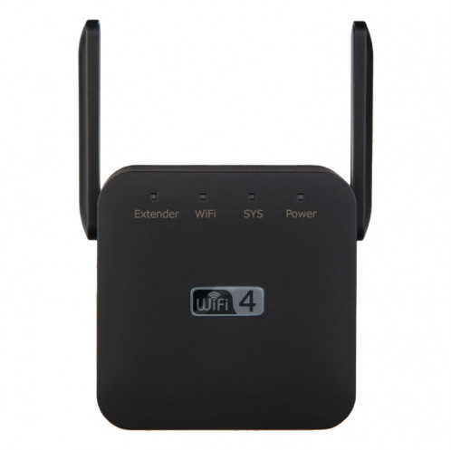 Amplificateur Wi-Fi 2.4G 300M, répéteur WiFi longue portée, Booster de Signal sans fil, prise ue, noir SH20051654-38