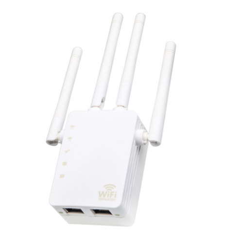 Répéteur WiFi d'extension de portée WiFi 5G/2.4G 1200Mbps avec 2 Ports Ethernet prise ue blanc SH61021571-38