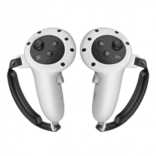 Pour Meta Quest 3 poignée housse de protection en silicone accessoires VR (gris clair) SH701A1863-38