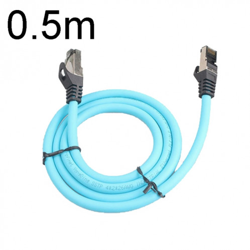 Câble Ethernet industriel Gigabit à Double blindage CAT5 de 0.5m, câble haut débit à grande vitesse SH15031125-37