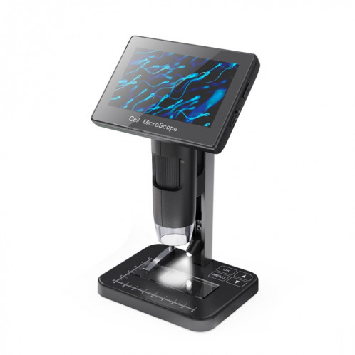 Microscope numérique électronique HD, écran de 5 pouces, touche tactile, loupe électronique à cellules biologiques 8000X SH3782774-313