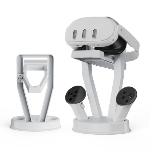 JYS-MQ003 pour Meta Quest 3/2 VR lunettes support de poignée accessoire d'organisateur de bureau (blanc) SH201A154-39