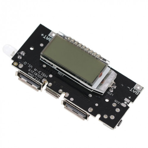Module de chargeur de batterie double USB18650, Boost de puissance Mobile, batterie Li-Ion, affichage numérique, charge de la carte mère SH4172890-36
