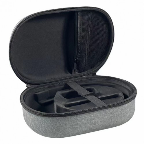 Pour Apple Vision Pro tête portant des lunettes VR sac de rangement Portable voyage VR étui rigide de protection (gris) SH701A1855-35