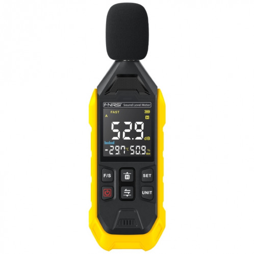 Détecteur de volume domestique FNIRSI Noise Decibel Meter (jaune) SF301A1820-37