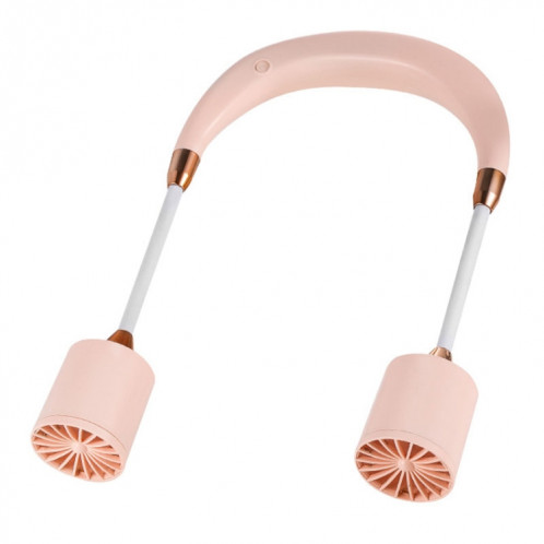 Ventilateur de cou suspendu portable, chargement USB, petit ventilateur d'extérieur longue durée (rose) SH101B1120-39