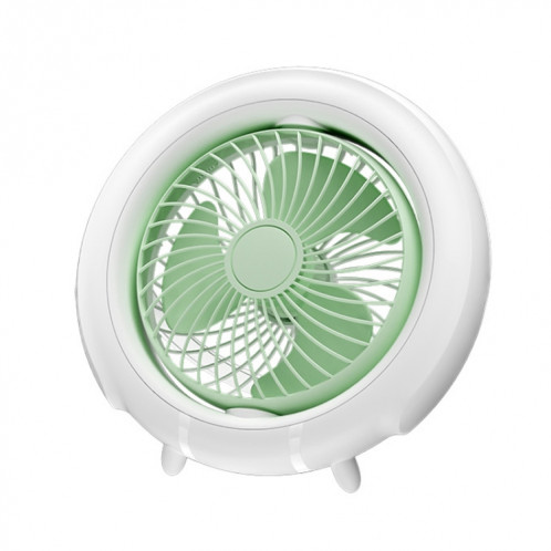 Veilleuse de bureau ventilateur pliant camping en plein air mini ventilateur suspendu, couleur: vert basique SH92021653-311