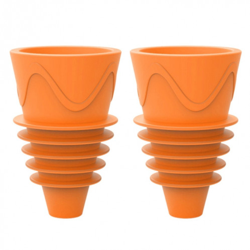 Piège à mouches à fruits, 2 pièces/boîte, piège à insectes, moustiques, outils pour attirer les mouches (Orange) SH001B1896-36
