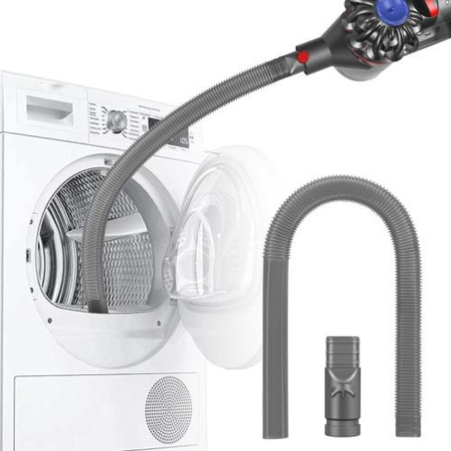 Pour Dyson V6 / DC Kit de nettoyage de conduit d'évacuation d'aspirateur sans fil avec fixation de tuyau Gris SH67041930-36