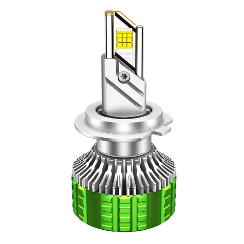 Phare de voiture étanche à LED 100 W à double tube en cuivre en alliage d'aluminium, ampoule : H7 SH6006158-39