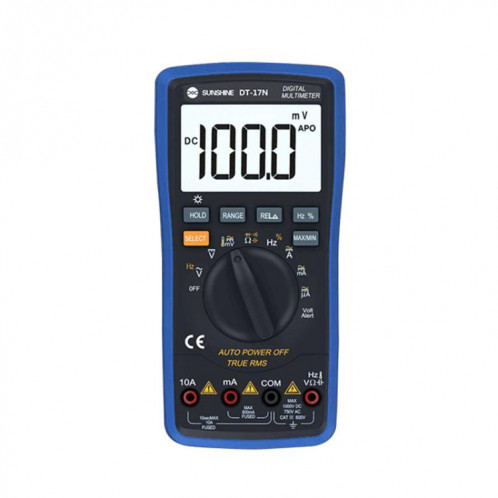 SUNSHINE DT-17N Multimètre numérique à plage automatique Écran LCD Testeur Stylo Mesure de haute précision de la capacité Tension Courant SS76011034-310