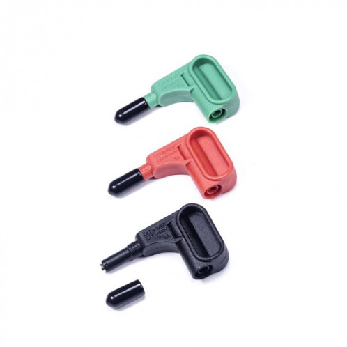 Lot de 3 bornes à ventouse magnétiques sans soudure pour multimètre de 4 mm (rouge, noir, vert) SH101A1428-37