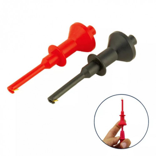 1 paire de crochets de test télescopiques universels pour multimètre (fiche droite de 4 mm) SH401B1919-35