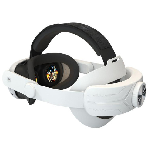 Bandeau réglable pour casque de réalité virtuelle Meta Quest 3/3S, sans pression faciale (blanc) SH901B1555-310