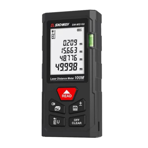 Télémètre laser SNDWAY SW-MS100 100 m, règle laser de haute précision SS3703206-311