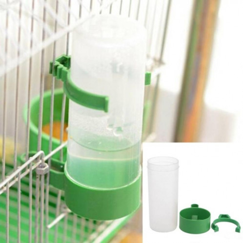 10 PCS Pratique Oiseaux d'alimentation Equipement Perrot Bird Buveuse d'arrosoir avec pince (L) SH901B583-38